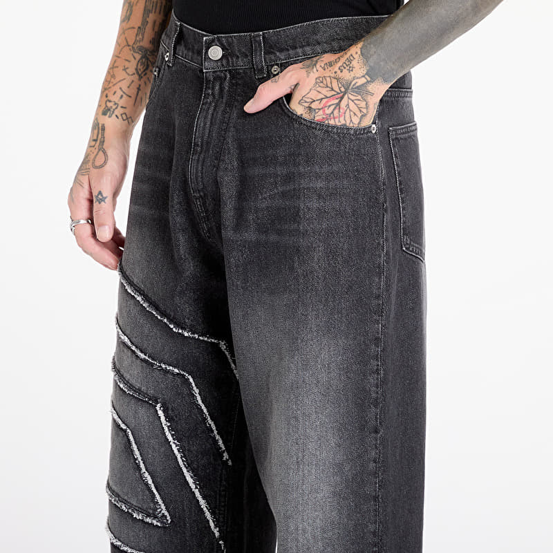 新品タグ付 UMBRO 1993 JEANS 限定 デニムパンツ S ブラック Umbro 