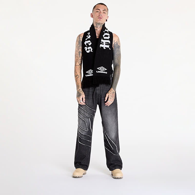 メンズ 新品タグ付 UMBRO 1993 JEANS 限定 デニムパンツ S ブラック
