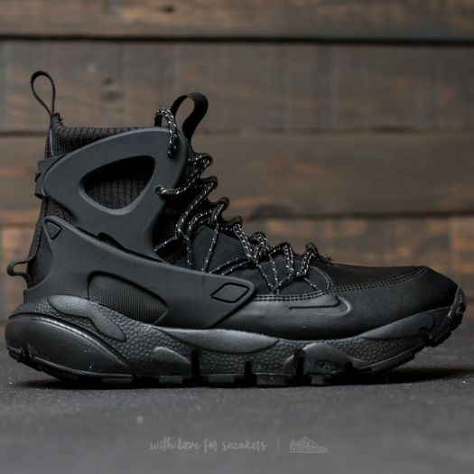Women s shoes Nike W Air Footscape Mid Black Black Summit White Footshop