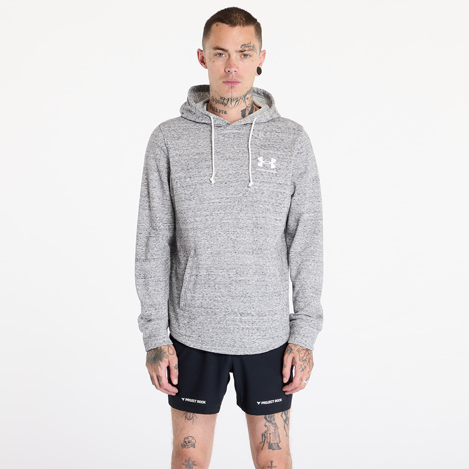 Hoodies and sweatshirts  Under Armour Rival Terry LC HD-WHT Onyx White/ Onyx White