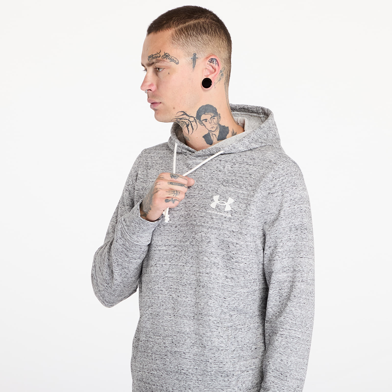 Hoodies and sweatshirts  Under Armour Rival Terry LC HD-WHT Onyx White/ Onyx White