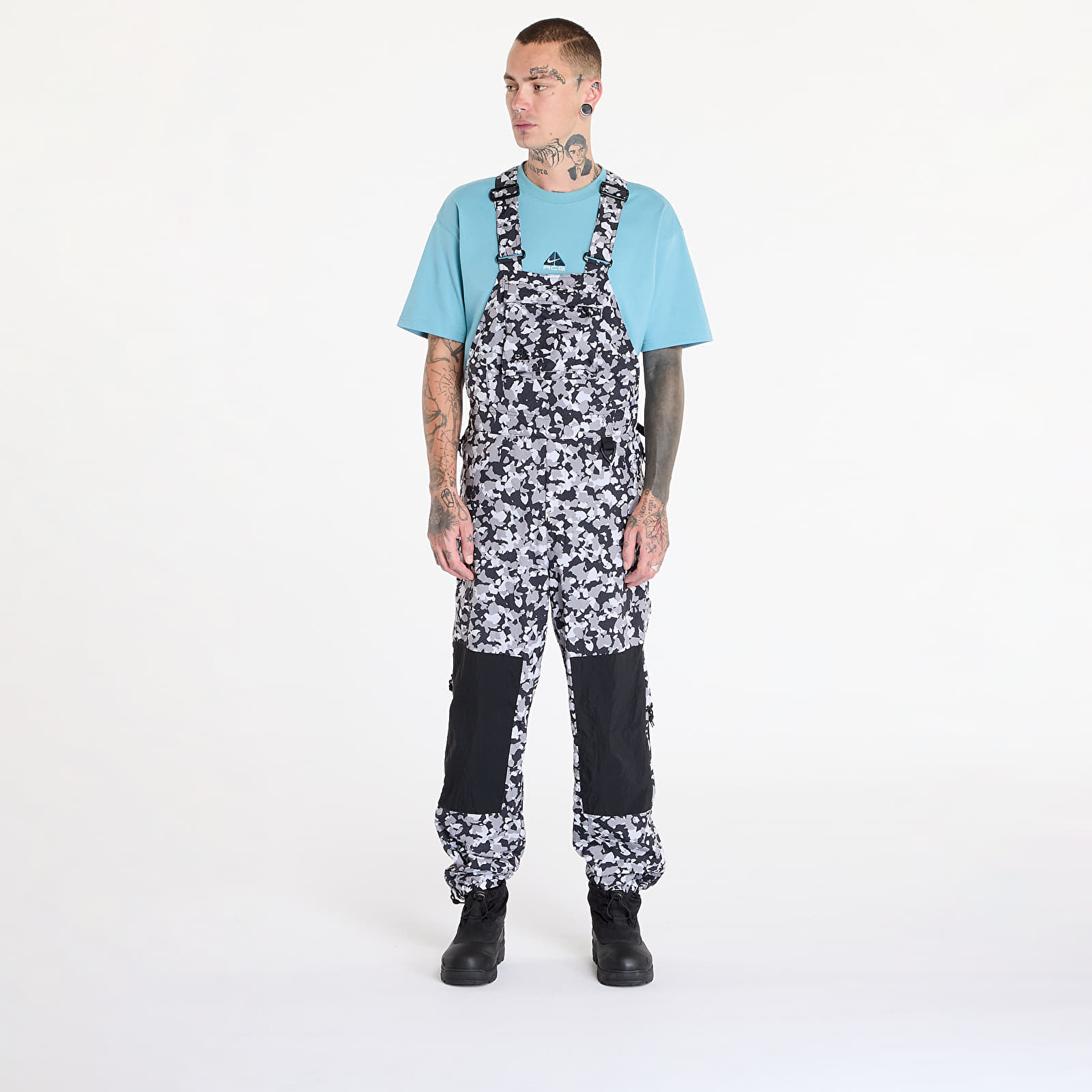 Overaly Nike ACG Woven AOP Overall Camo Print-Black/ White