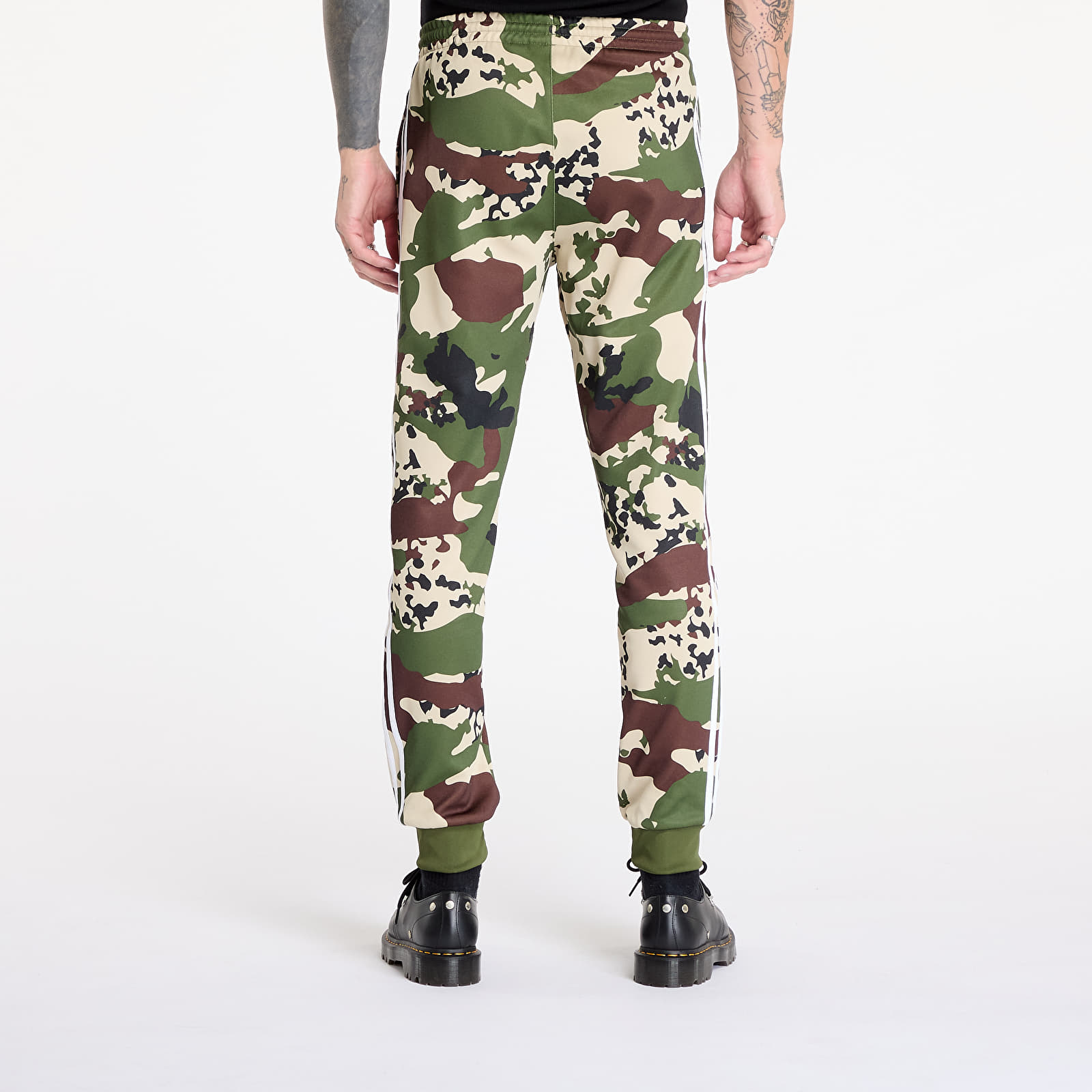 Tepláky adidas Camo Sstr Trackpants Wild Pine