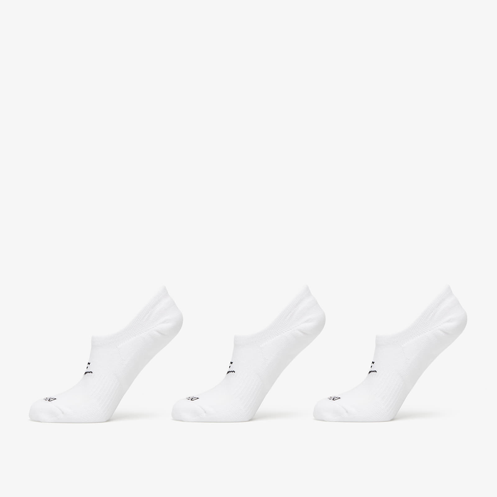 Calzetti Nike Everyday Plus Cushioned Footie Dri-FIT 3-Pack Socks White/ Black