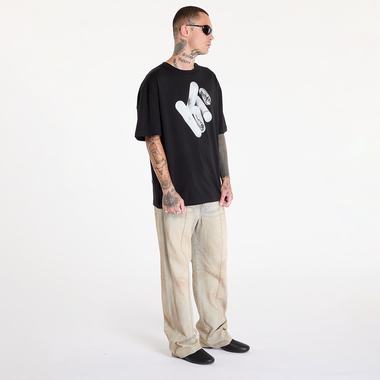 T-skjorter FTSHP White Pill T-Shirt UNISEX Black
