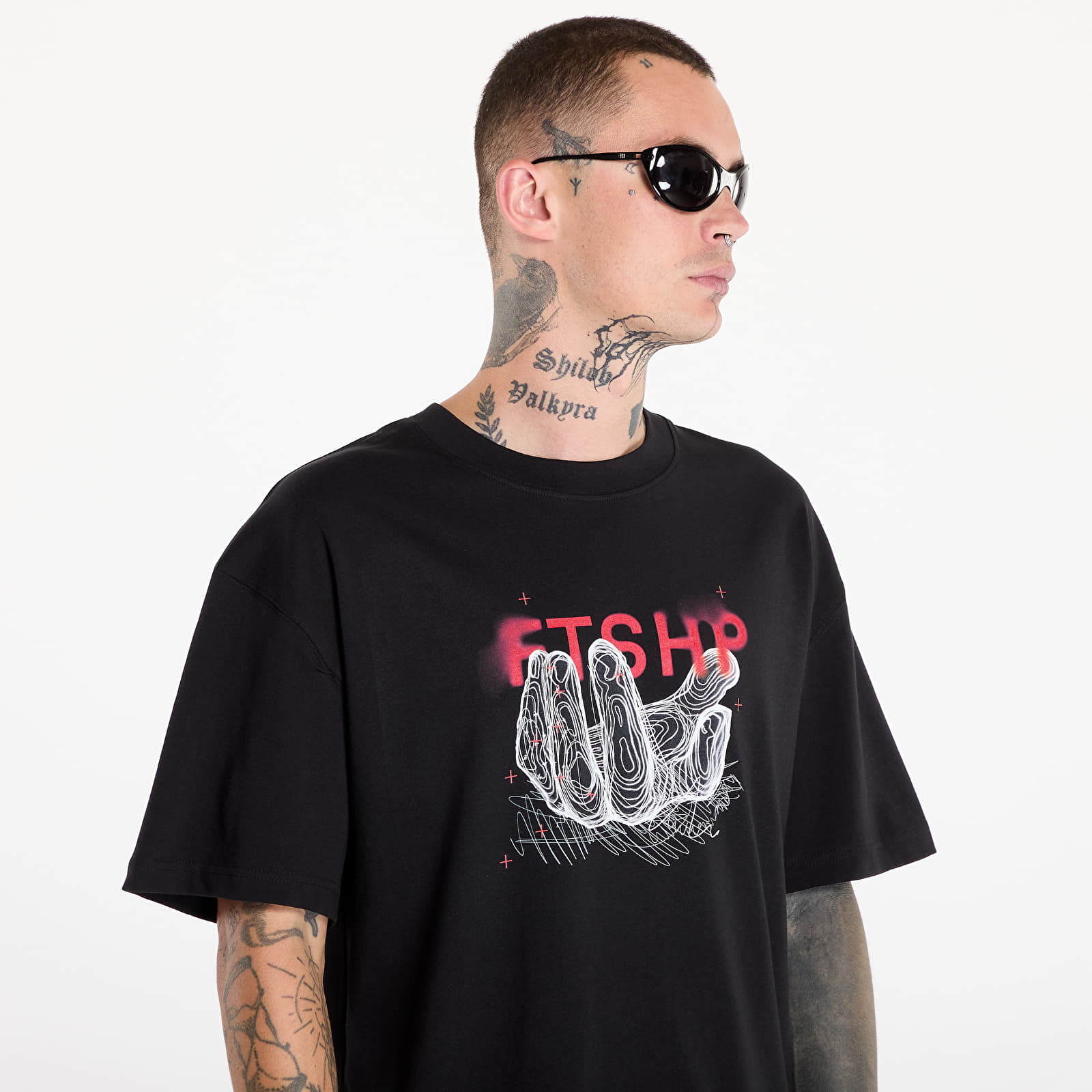 Pánske tričká FTSHP Handful T-Shirt UNISEX Black