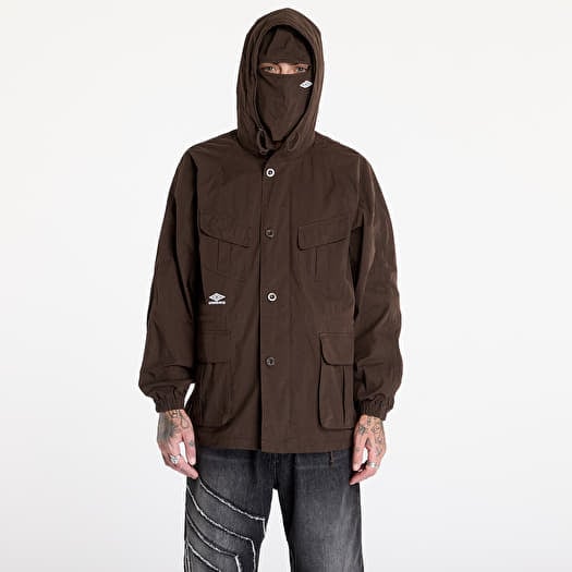 Bunda Umbro by Slam Jam Masked Field Jacket Dark Brown
