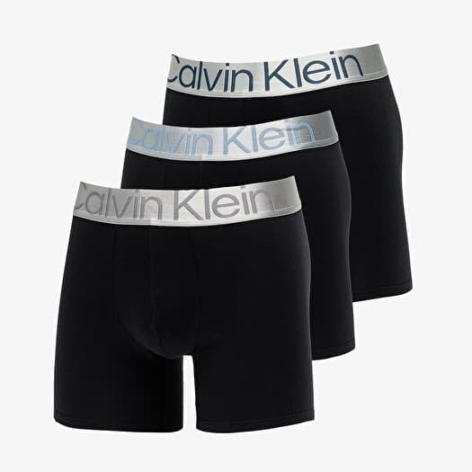 Calzoncillos de boxer Calvin Klein Boxer Brief 3-Pack Black Footshop