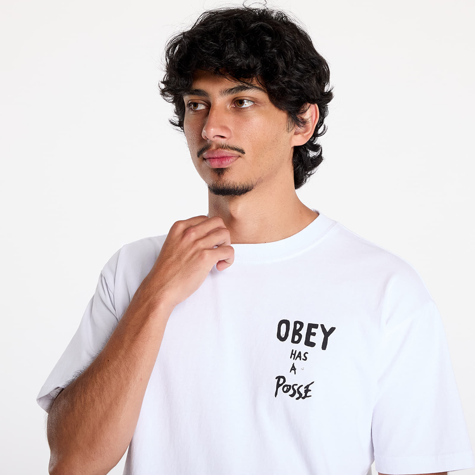 Tricou OBEY Obey Has A Posse T-Shirt White - 1 | YEO