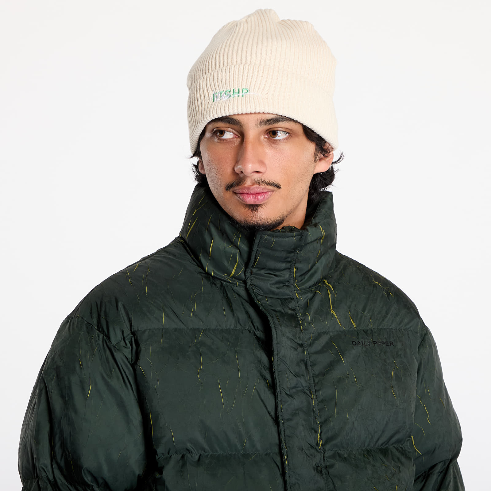 Men's jackets Daily Paper Renako Puffer Jacket Jet Black