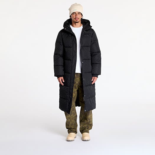 Daily Paper Monogram Puffer Coat Black