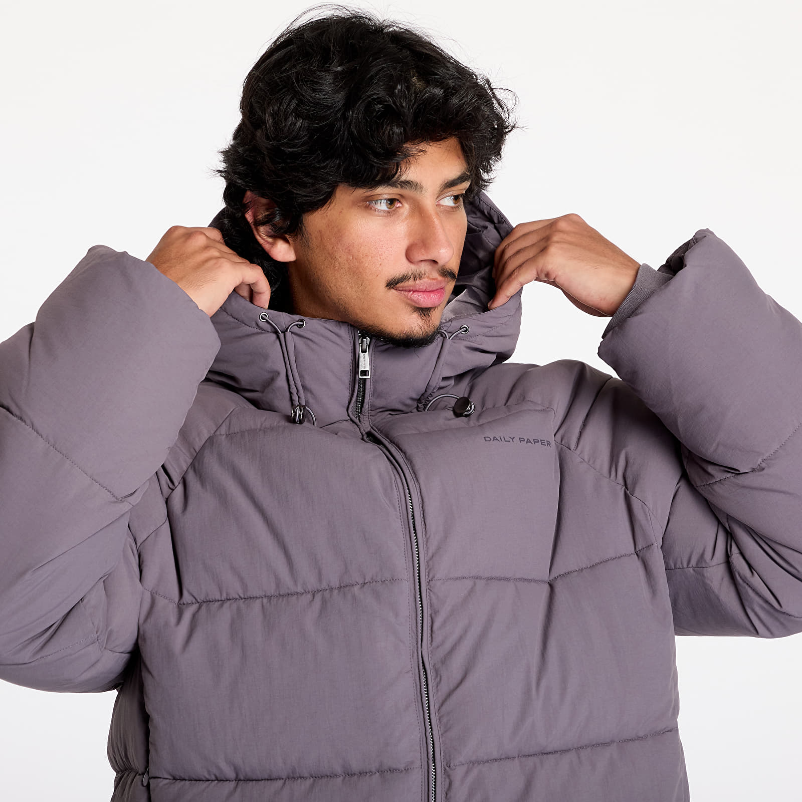 Joped Daily Paper Relaxed Puffer Rabbit Grey