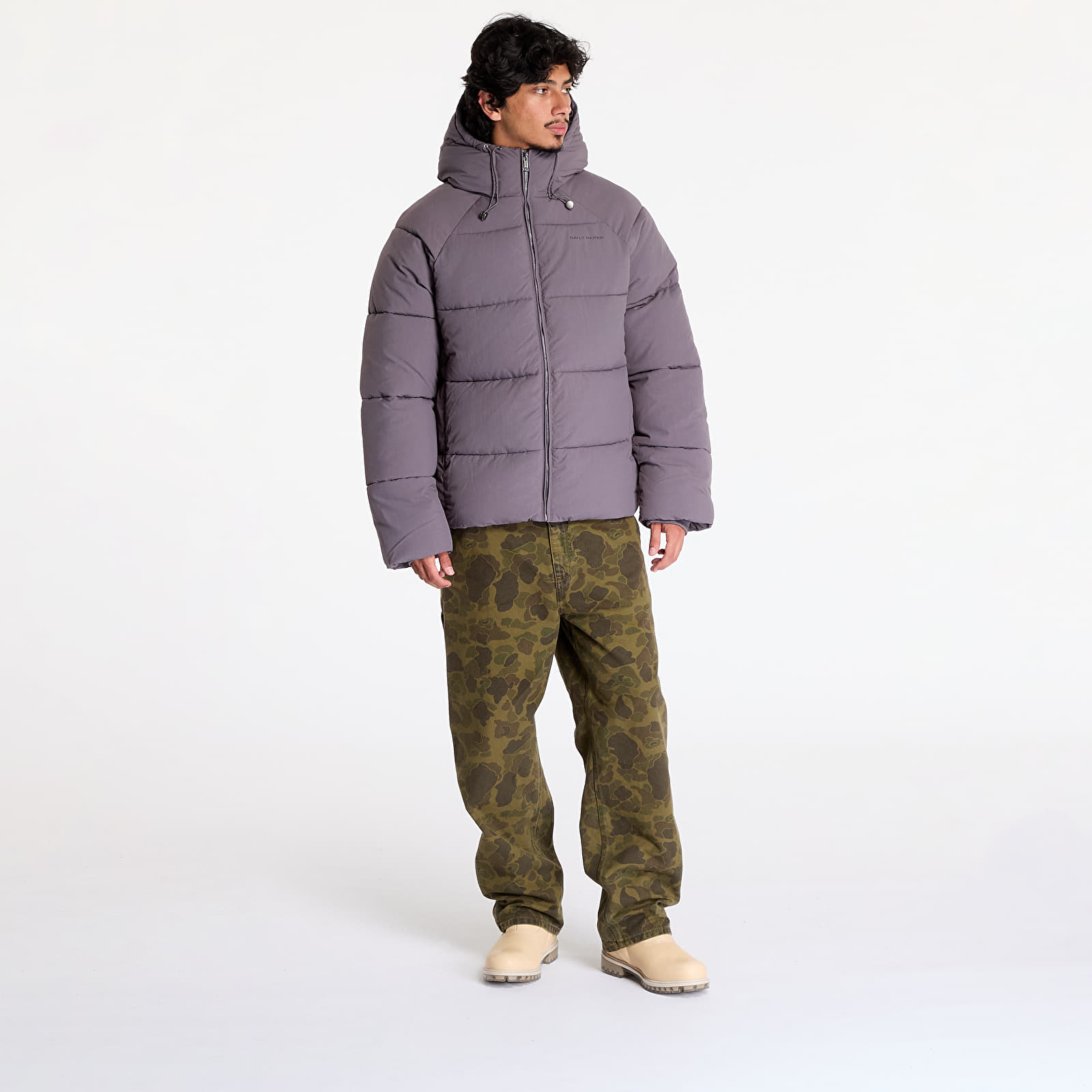 Joped Daily Paper Relaxed Puffer Rabbit Grey