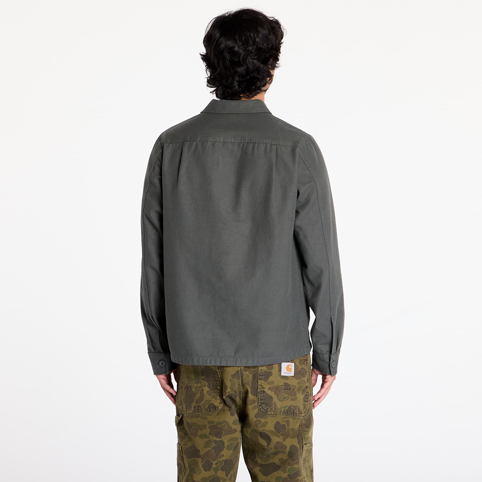 Overshirt FRED PERRY Canvas Overshirt Field Green