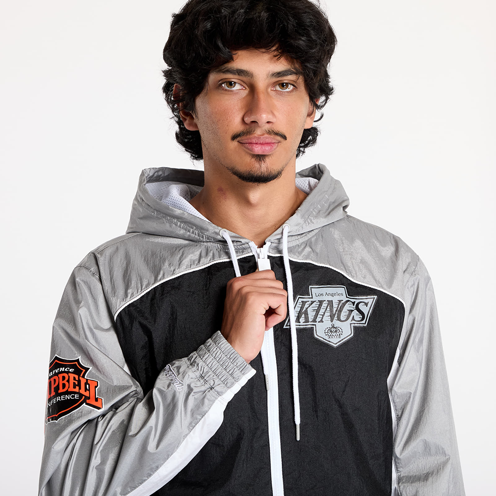 Joped Mitchell & Ness NHL Big Shot Premium Vintage Los Angeles Kings Windbreaker Multi/ White
