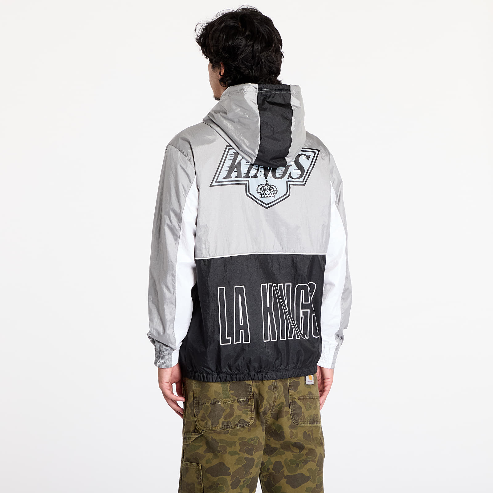 Joped Mitchell & Ness NHL Big Shot Premium Vintage Los Angeles Kings Windbreaker Multi/ White