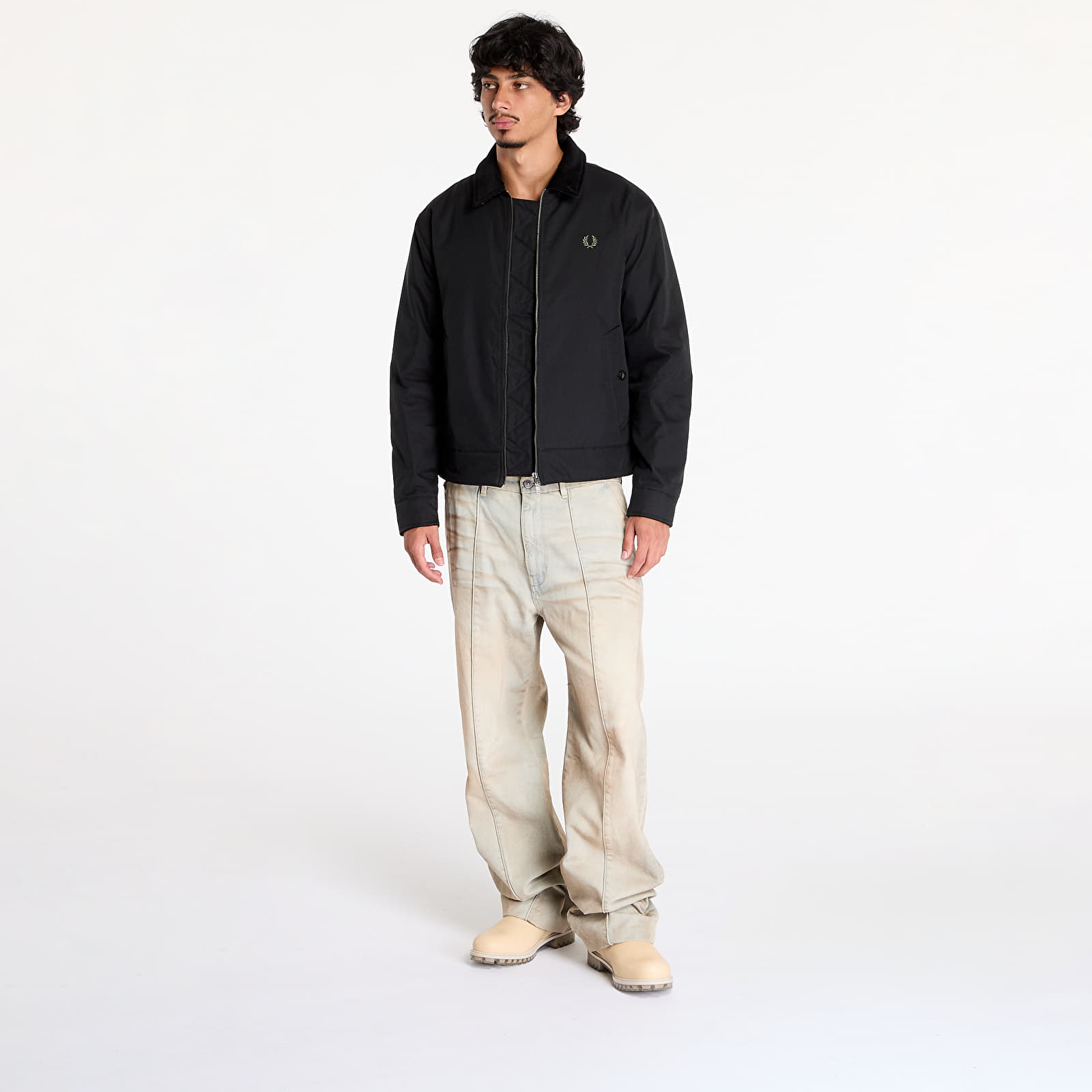 Men's jackets FRED PERRY The Caban Jacket Black | Footshop