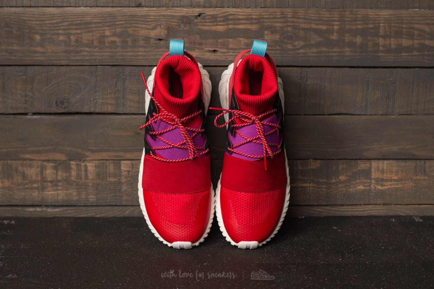 Men s shoes adidas Tubular Doom Winter Scarlet Scarlet Shock