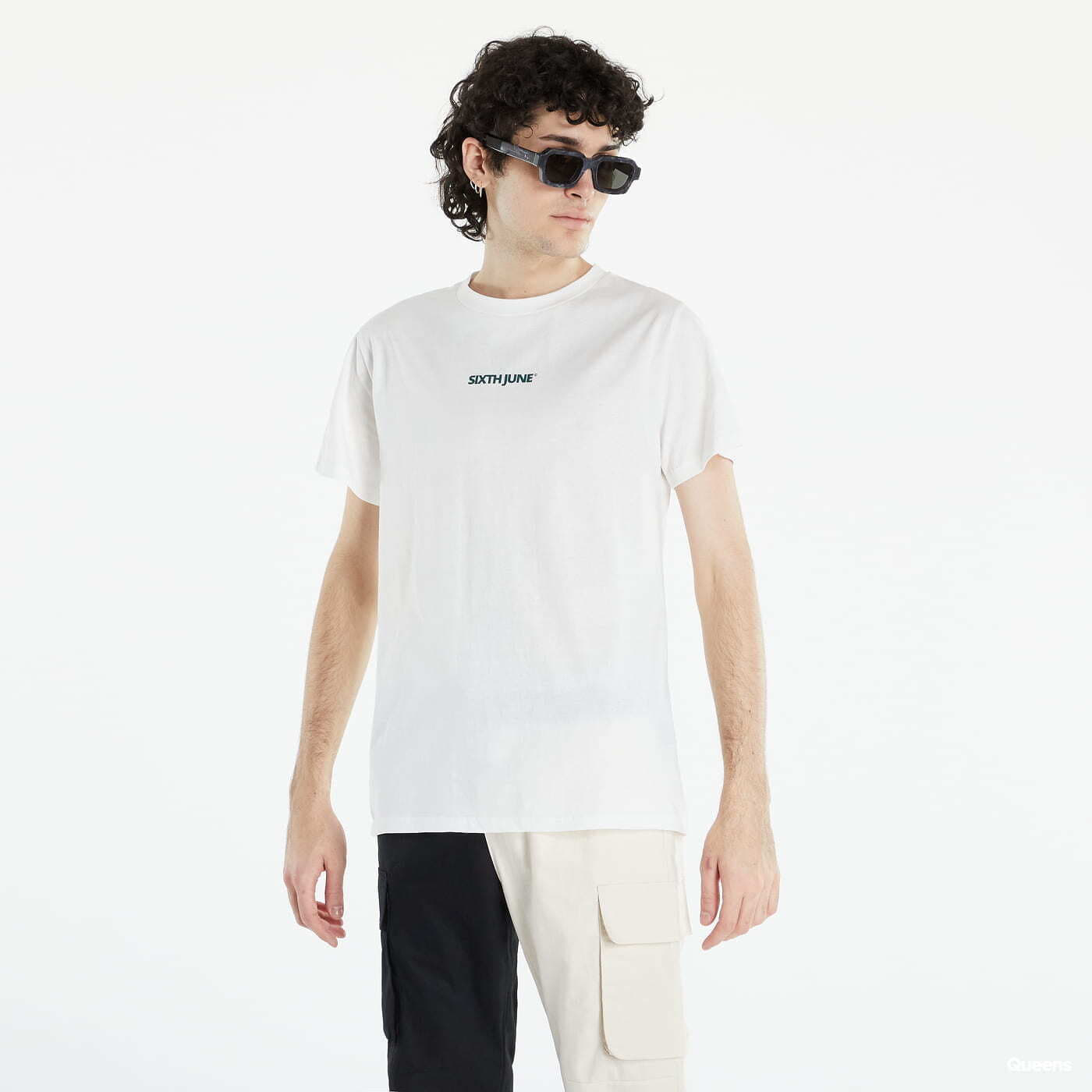 Tricou Sixth June Logo Back Reflective T-Shirt White