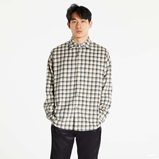 Marškiniai Sixth June Curly Patch Tartan Shirt Grey