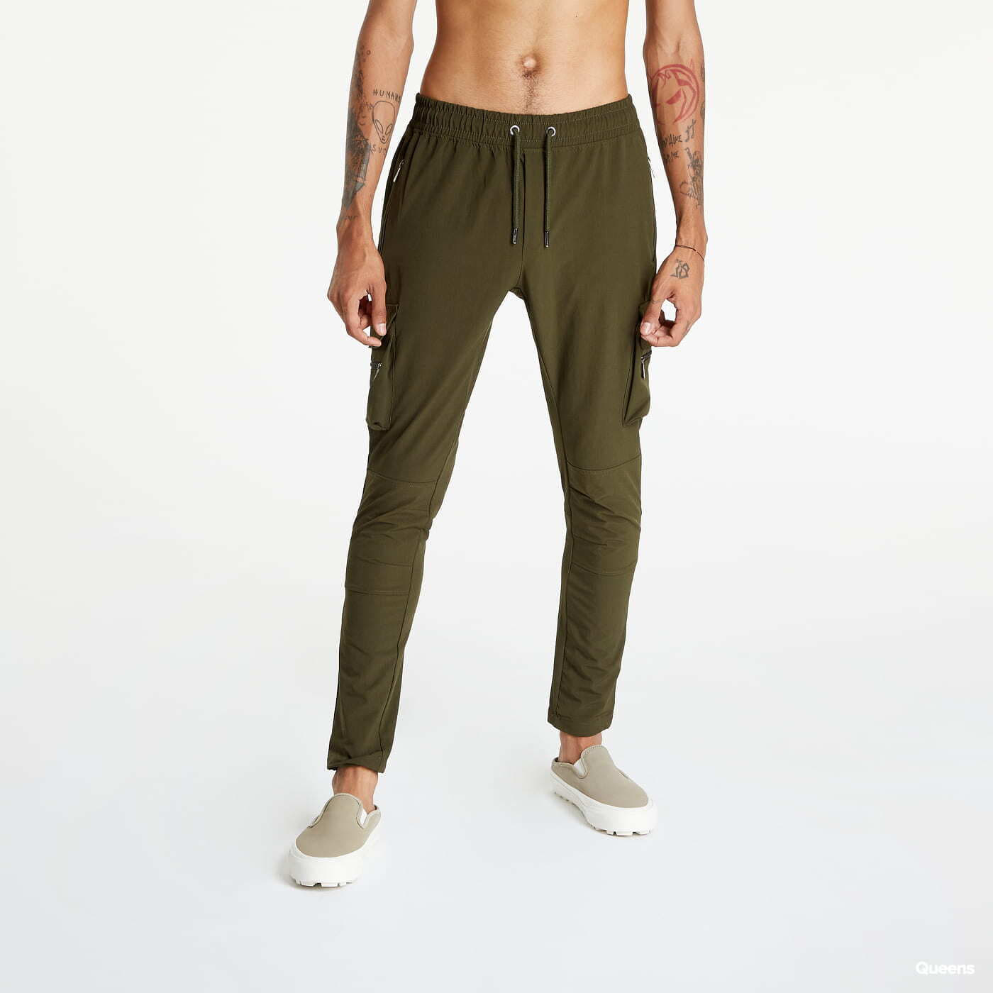 Мужские cargo брюки Sixth June Nylon Cargo Pants Green