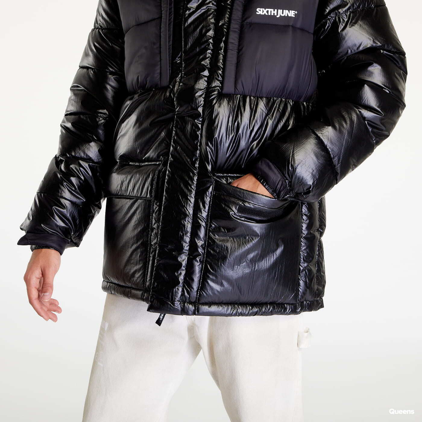 Мъжки якета Sixth June Oversize Technical Jacket Black