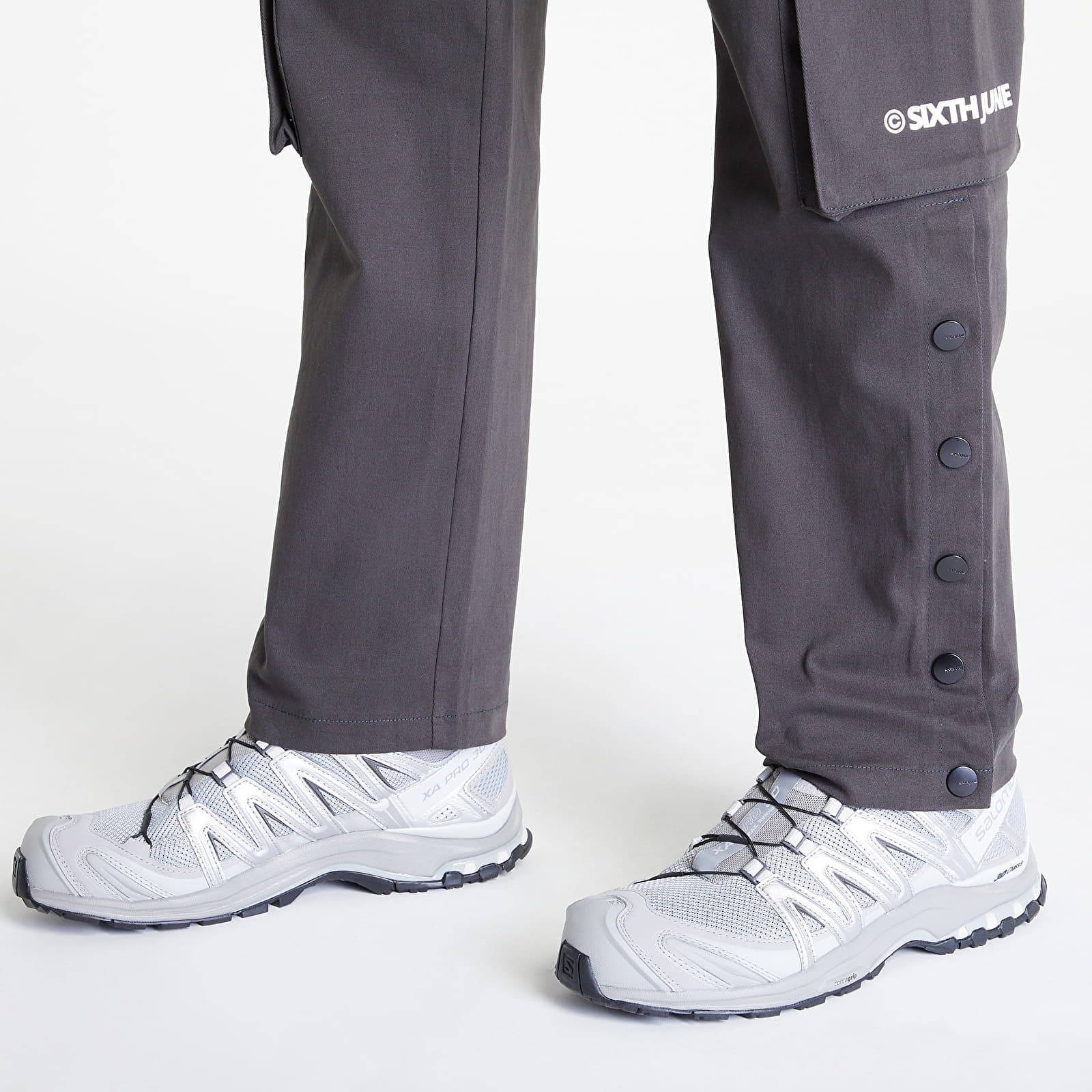 Pantalons homme Sixth June Cargo Pants Grey