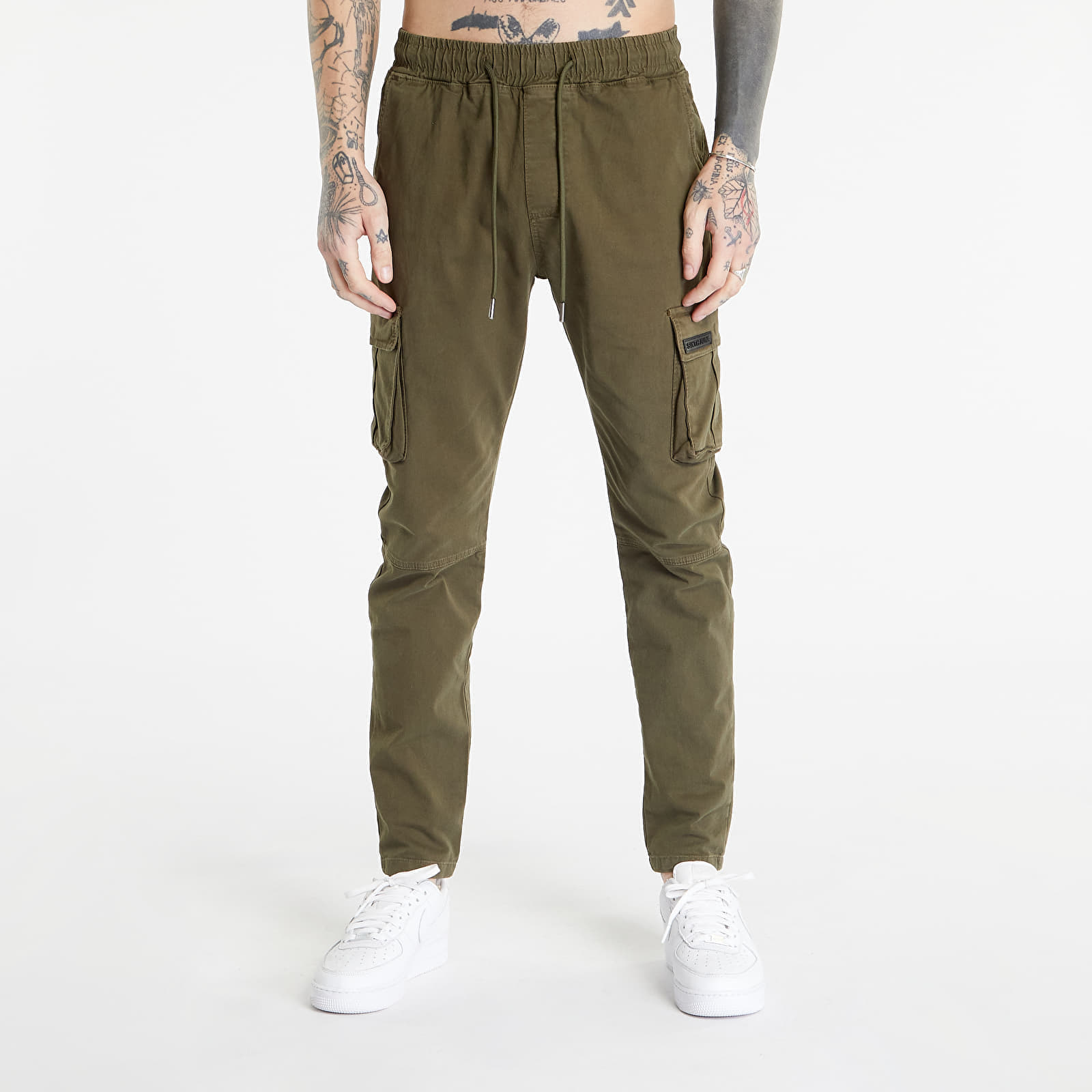 Pantaloni Sixth June Essential Cargo Kaki
