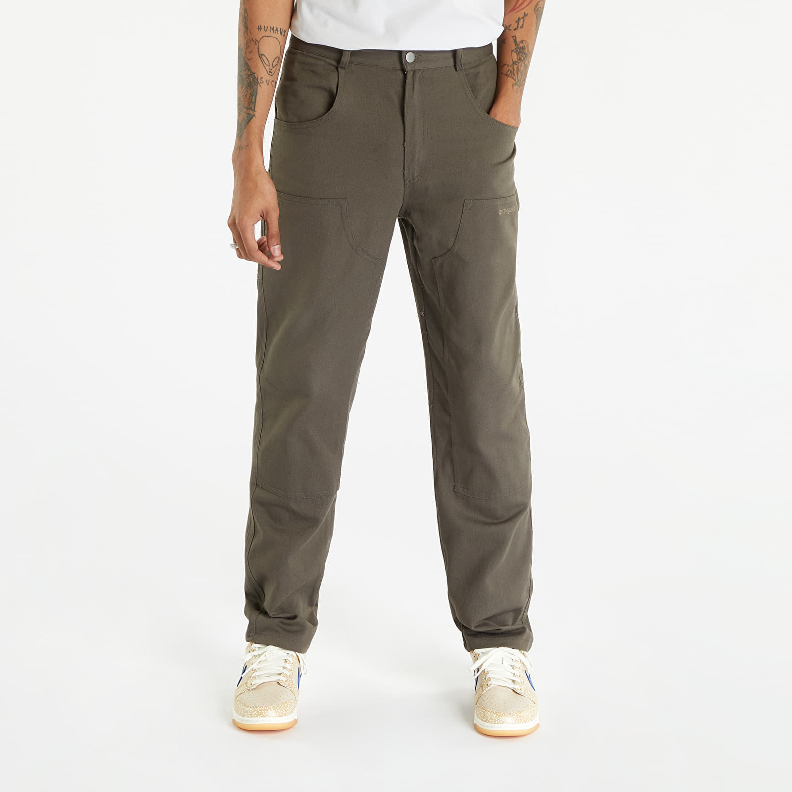 Pantaloni Sixth June Carpenter Pants Dark Green