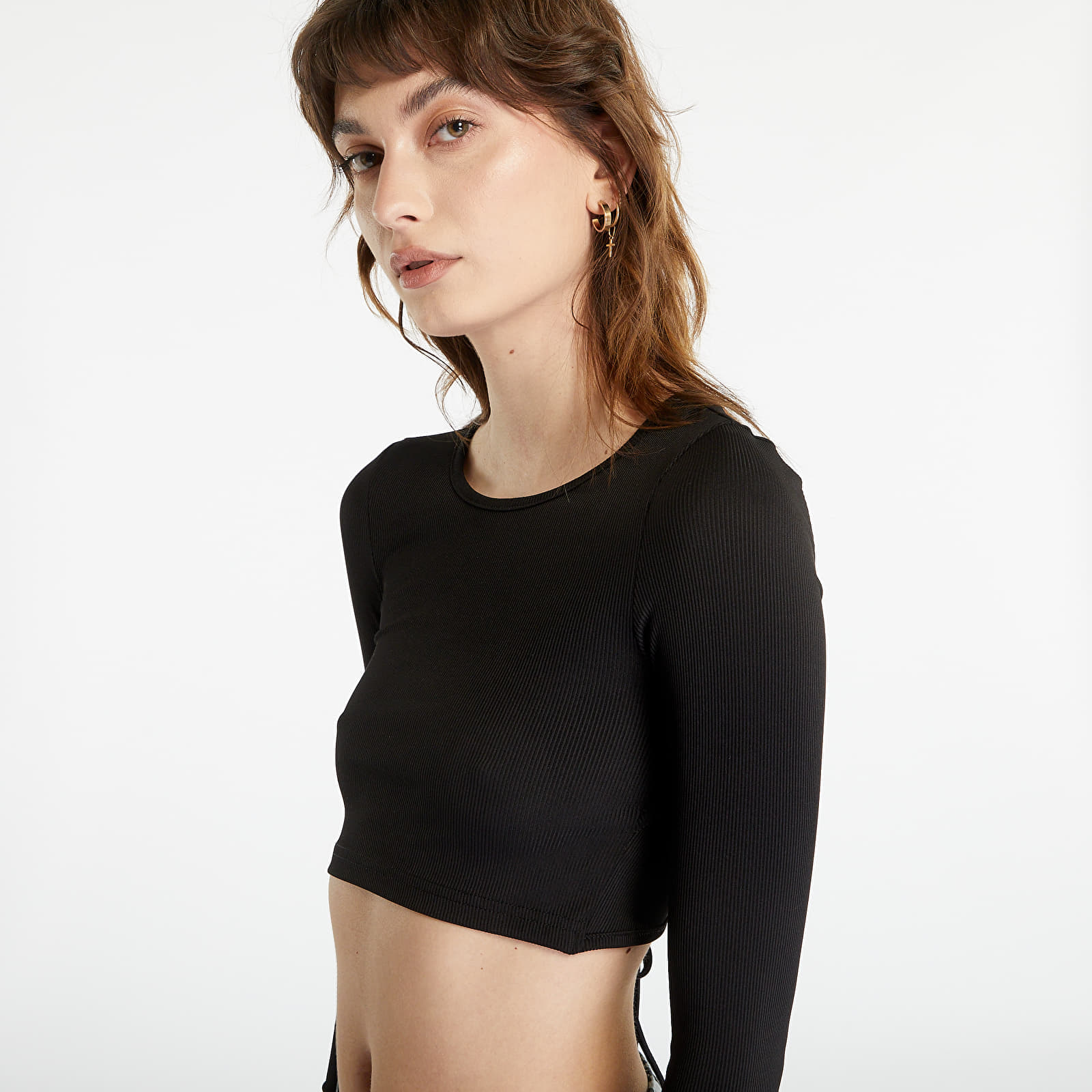 Naisten topit Sixth June Monochrom Crop Top Black