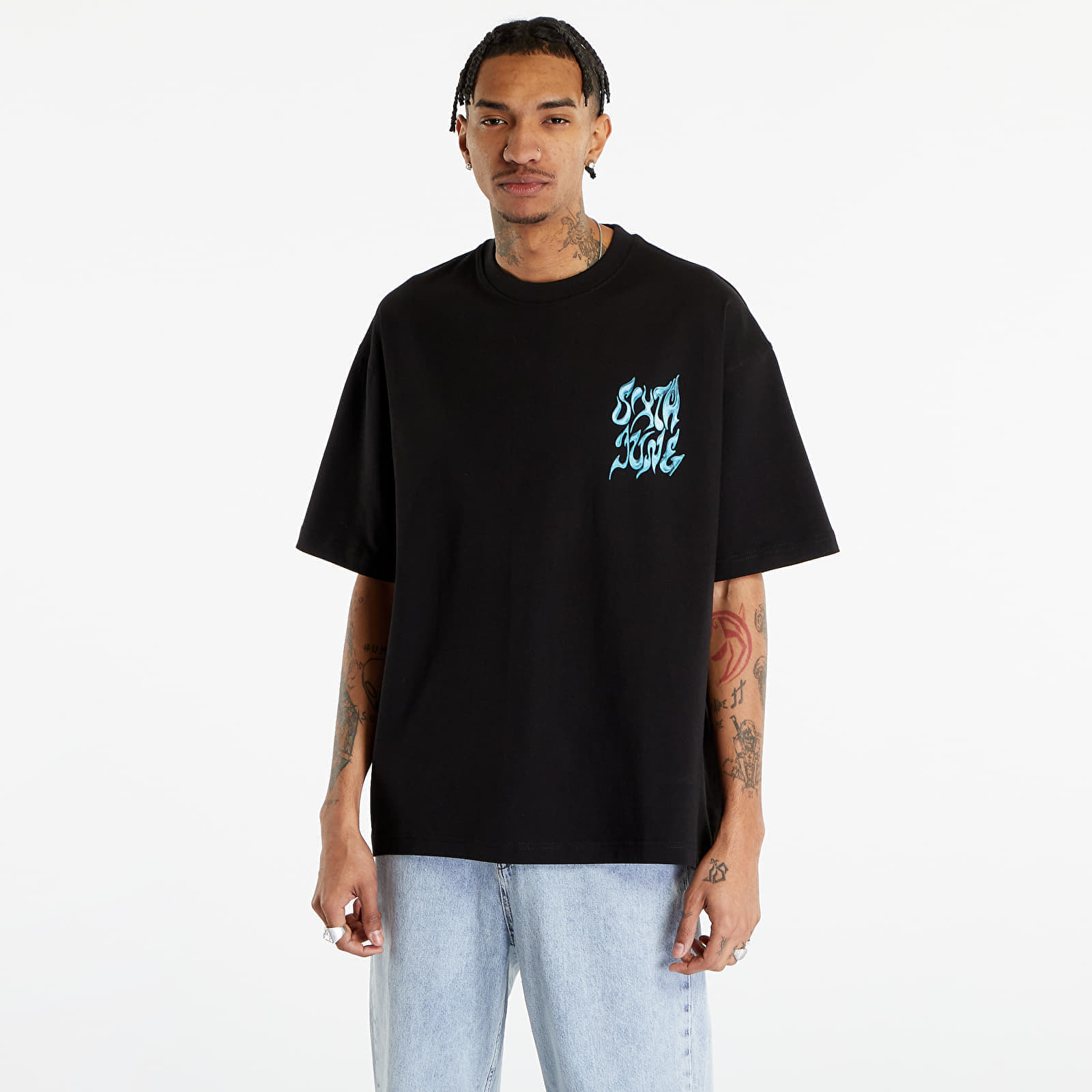 Tricou Sixth June 3D Chrome Tshirt Black