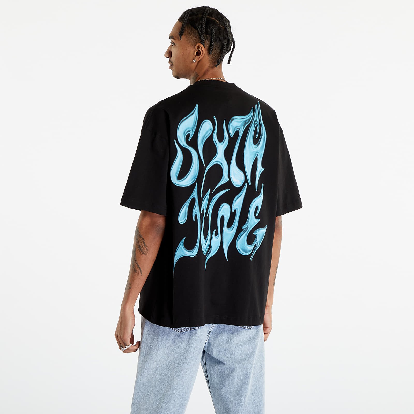 Men's T-shirts Sixth June 3D Chrome Tshirt Black