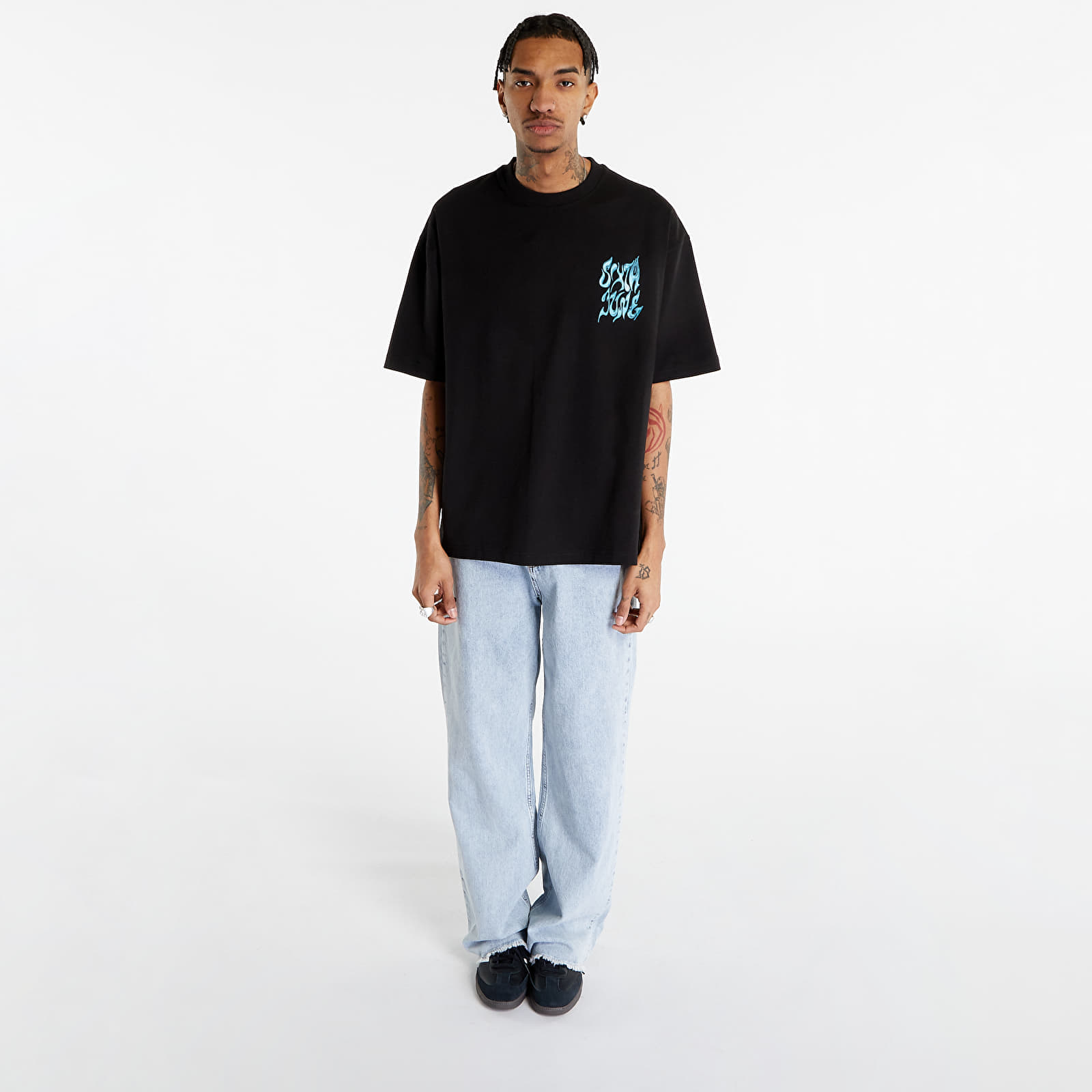 Men's T-shirts Sixth June 3D Chrome Tshirt Black