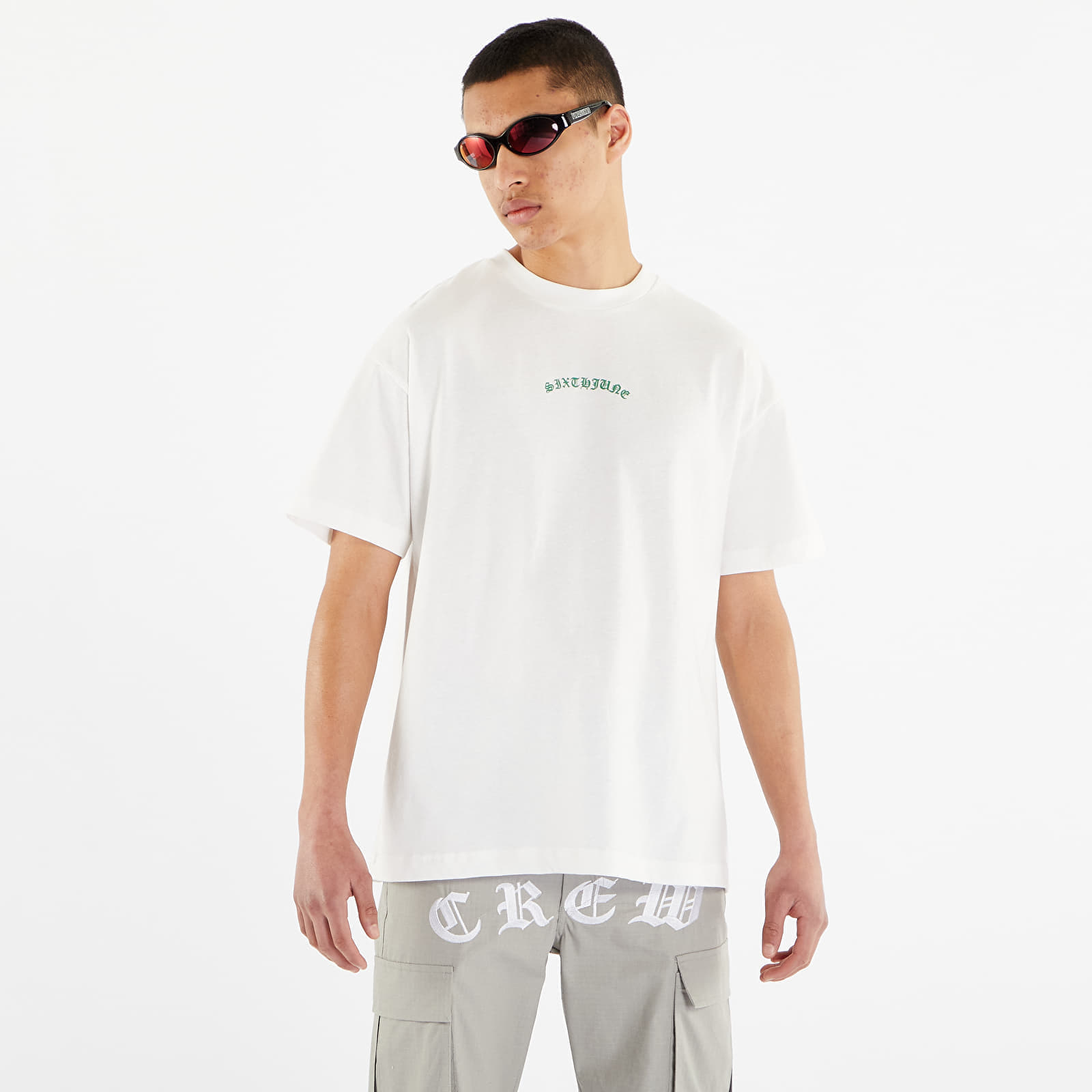 Tricou Sixth June Gothic T-shirt White/ Green