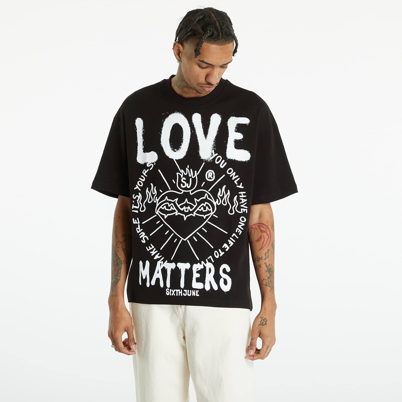 Tricou Sixth June Love Matters Tshirt Black
