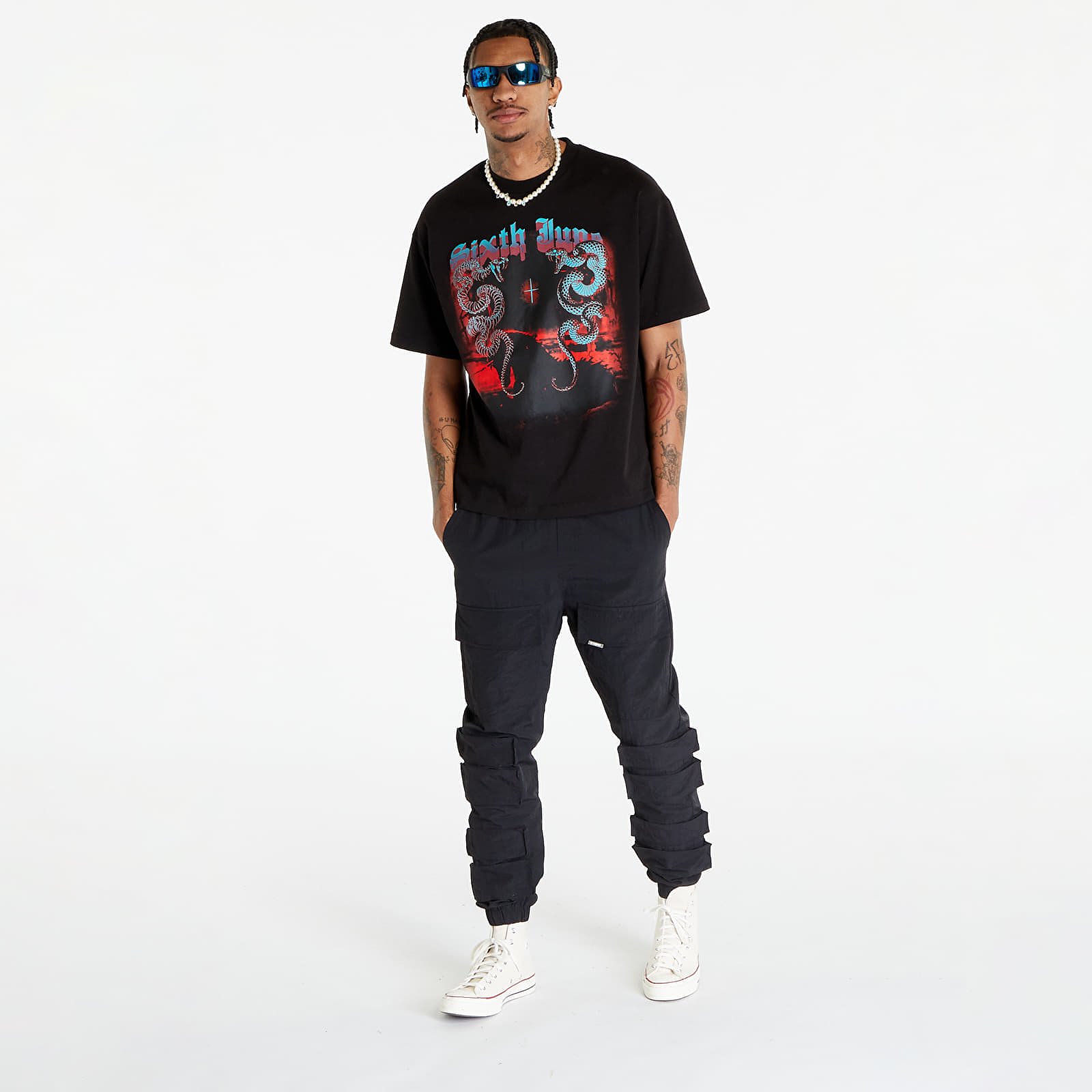 Bukser til mænd Sixth June Tactical Jogger Pants Black
