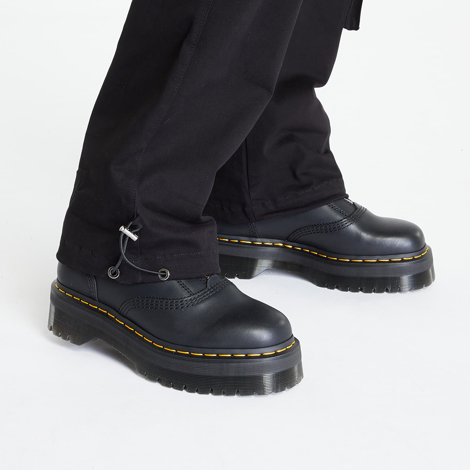 Women's trousers Sixth June Cargo Pants W/ Reverse Belt Black