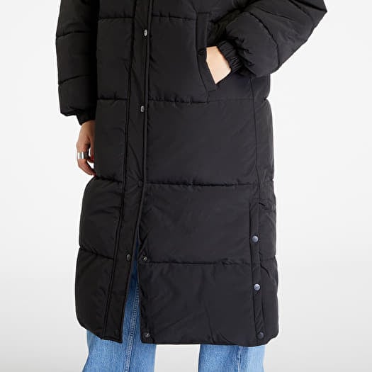Women s jackets Sixth June Long Puffer W Sj Embroidery Black Footshop
