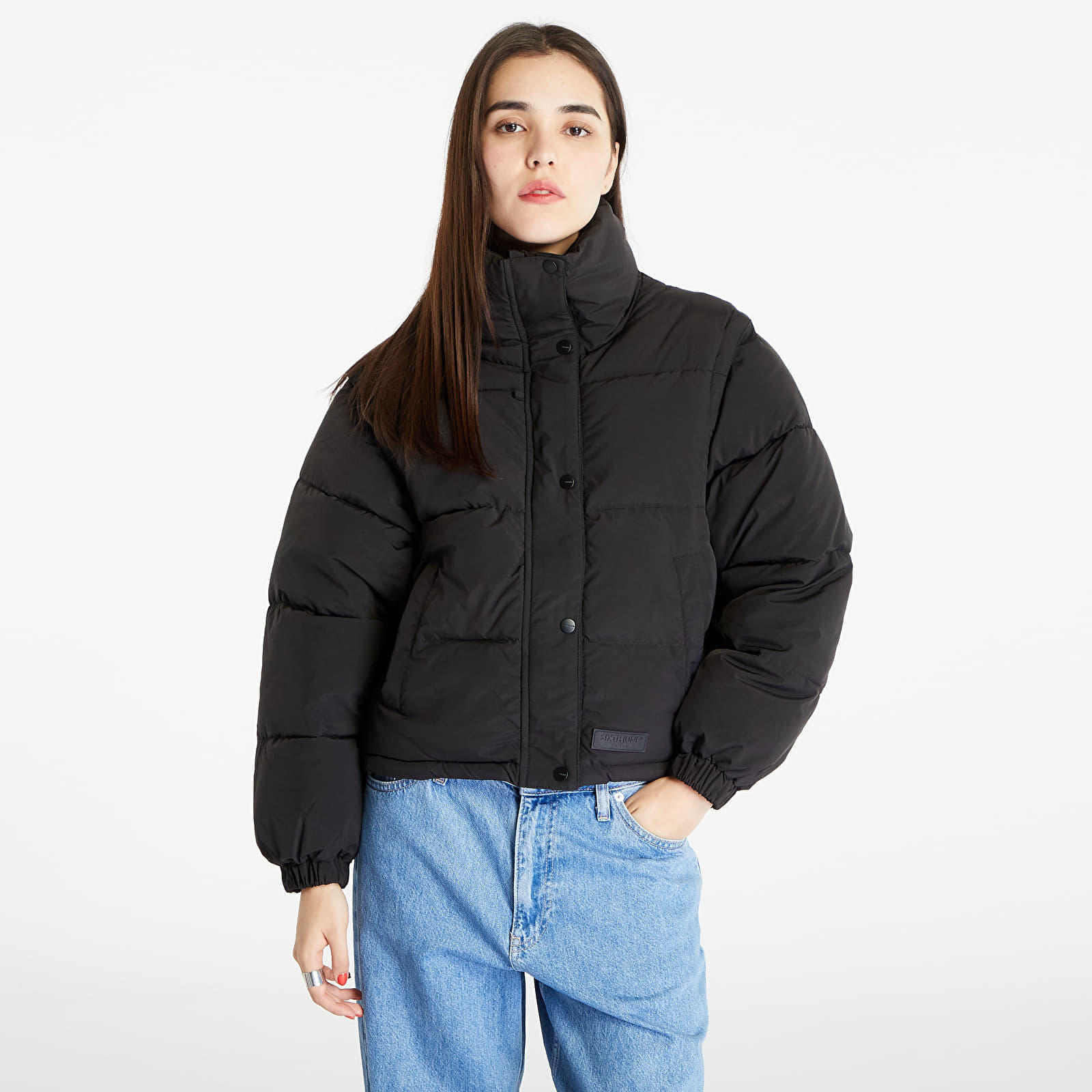 Jacke Sixth June Puffer W/ Amovible Sleeves Black L