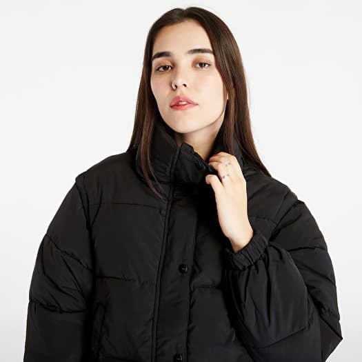 Women s jackets Sixth June Puffer W Amovible Sleeves Black Footshop