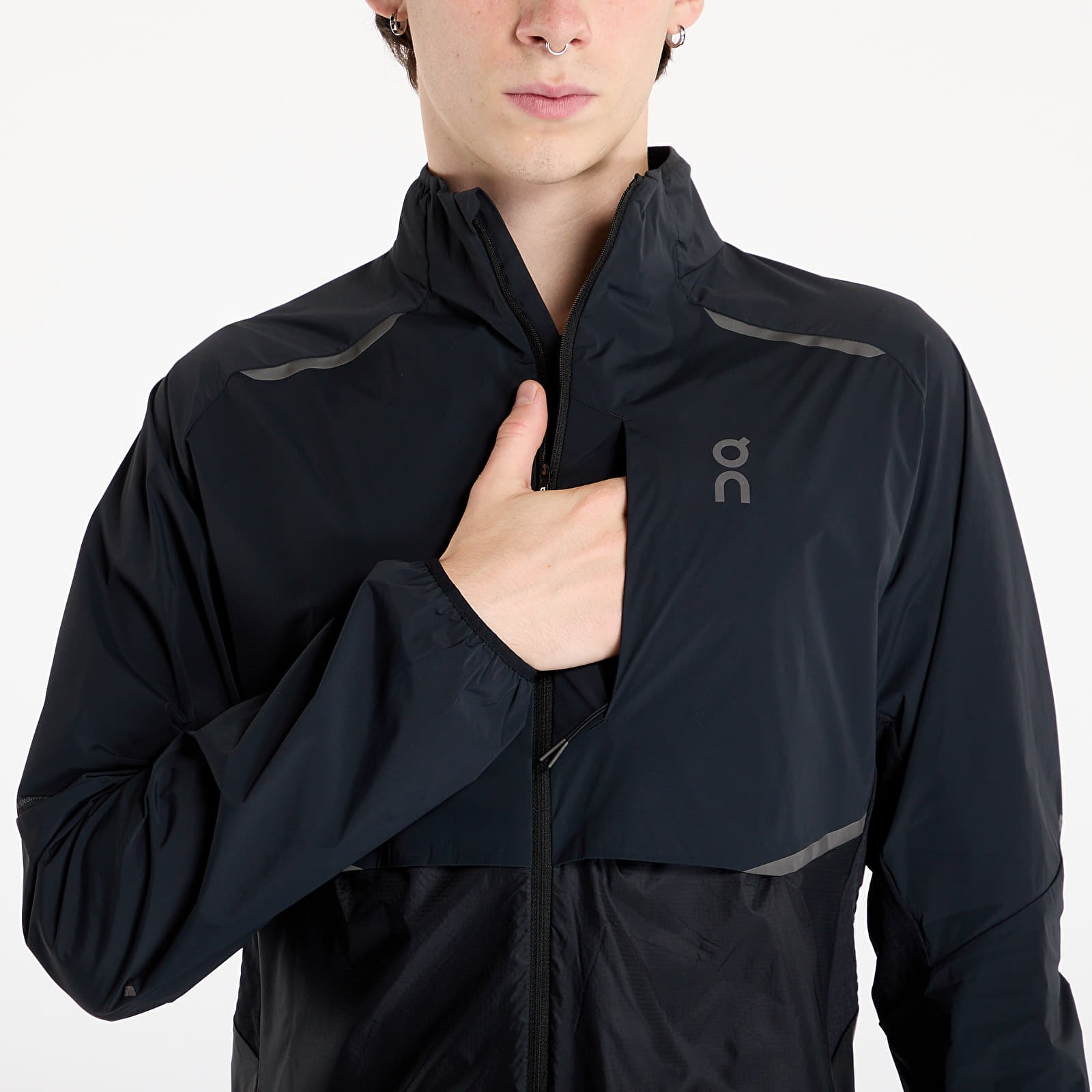 Pánské bundy On Weather Jacket Black