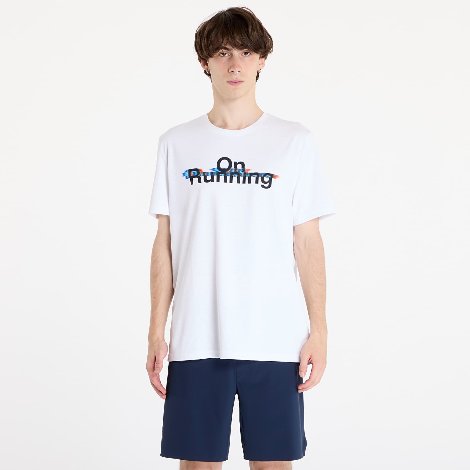 Férfi pólok On On Run T-Shirt Graphic White