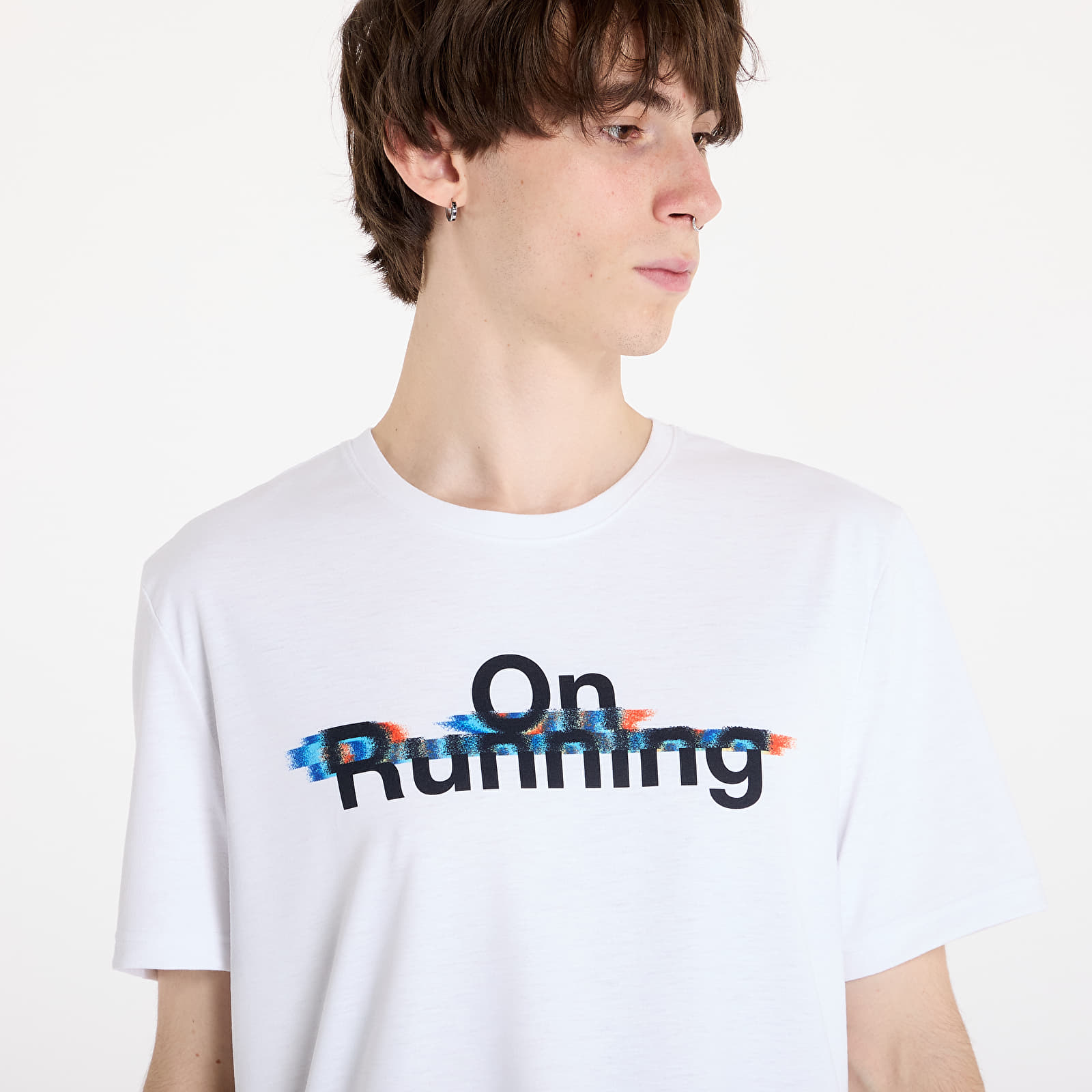 Férfi pólok On On Run T-Shirt Graphic White