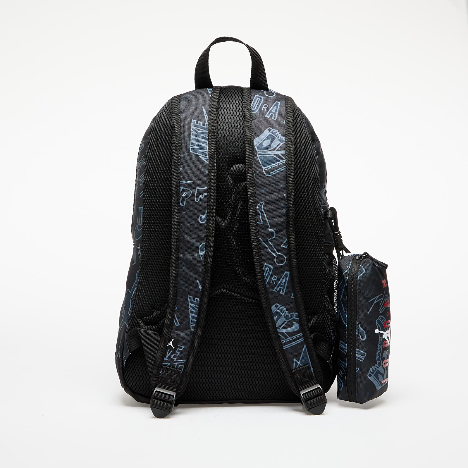 Batohy Jordan Jan Air School Backpack Black/ Gym Red