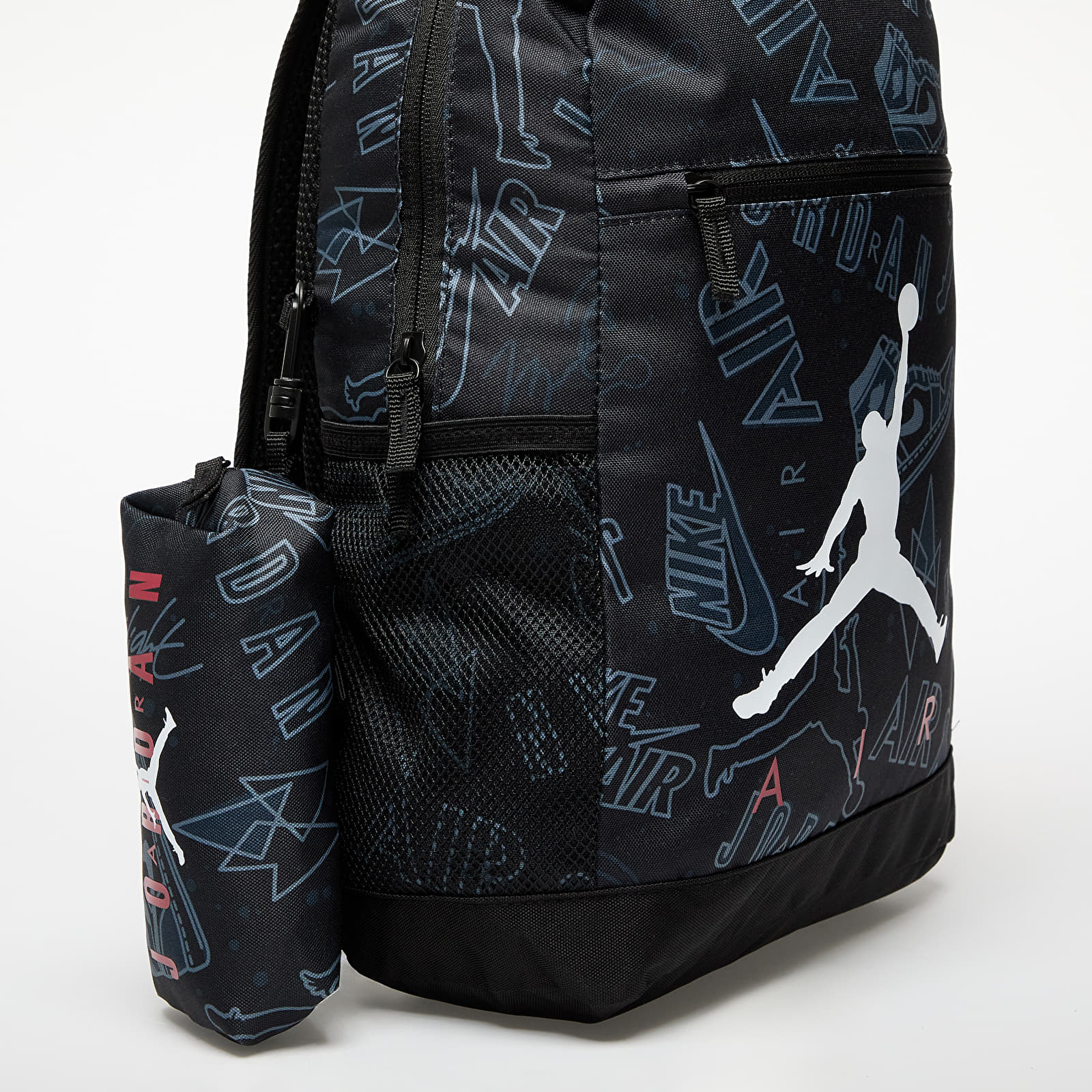 Batohy Jordan Jan Air School Backpack Black/ Gym Red
