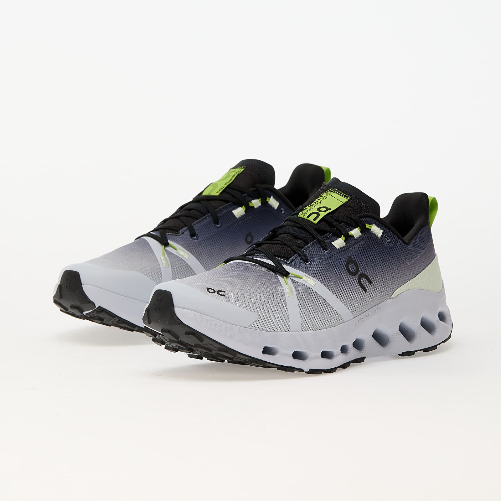 Zapatillas Hombre On M Cloudsurfer Trail Waterproof Black/ Heather