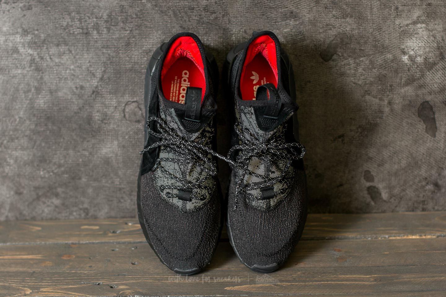 Men s shoes adidas Tubular Rise Core Black Core Black Core Red Footshop