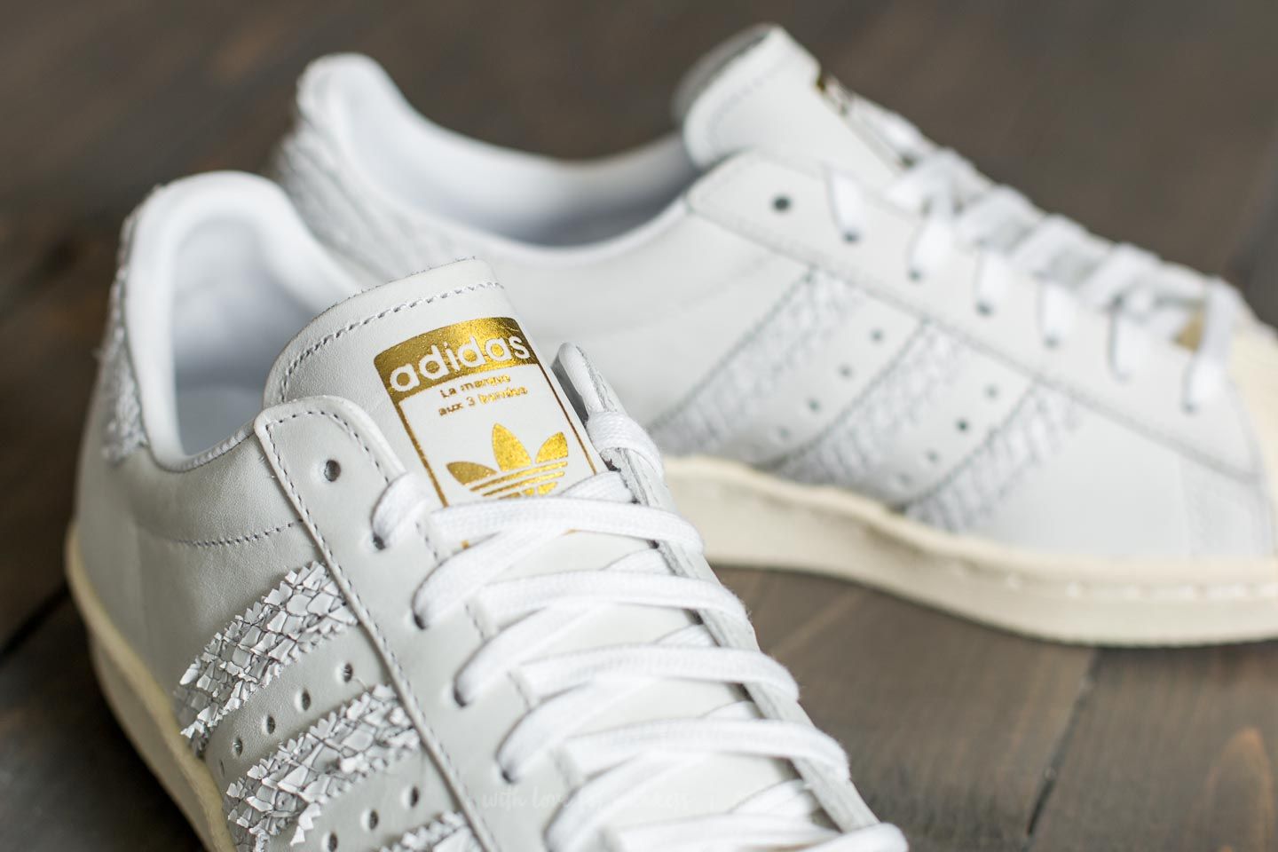 Women's shoes adidas Superstar 80s W Supcol/ Supcol/ Crystal