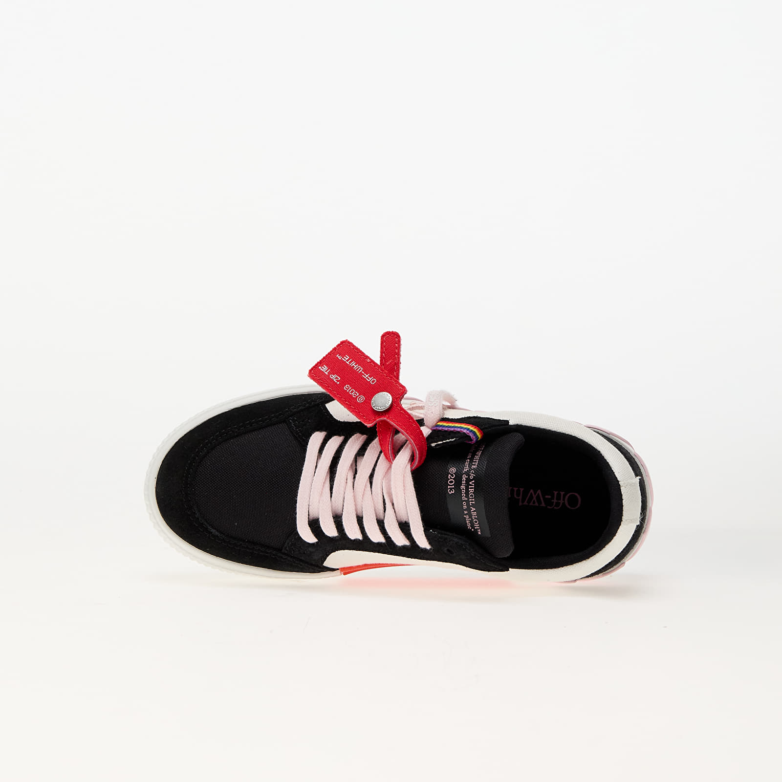 Kids' sneakers and shoes Off-White Low Vulcanized Canvas/ Suede Black - Off White