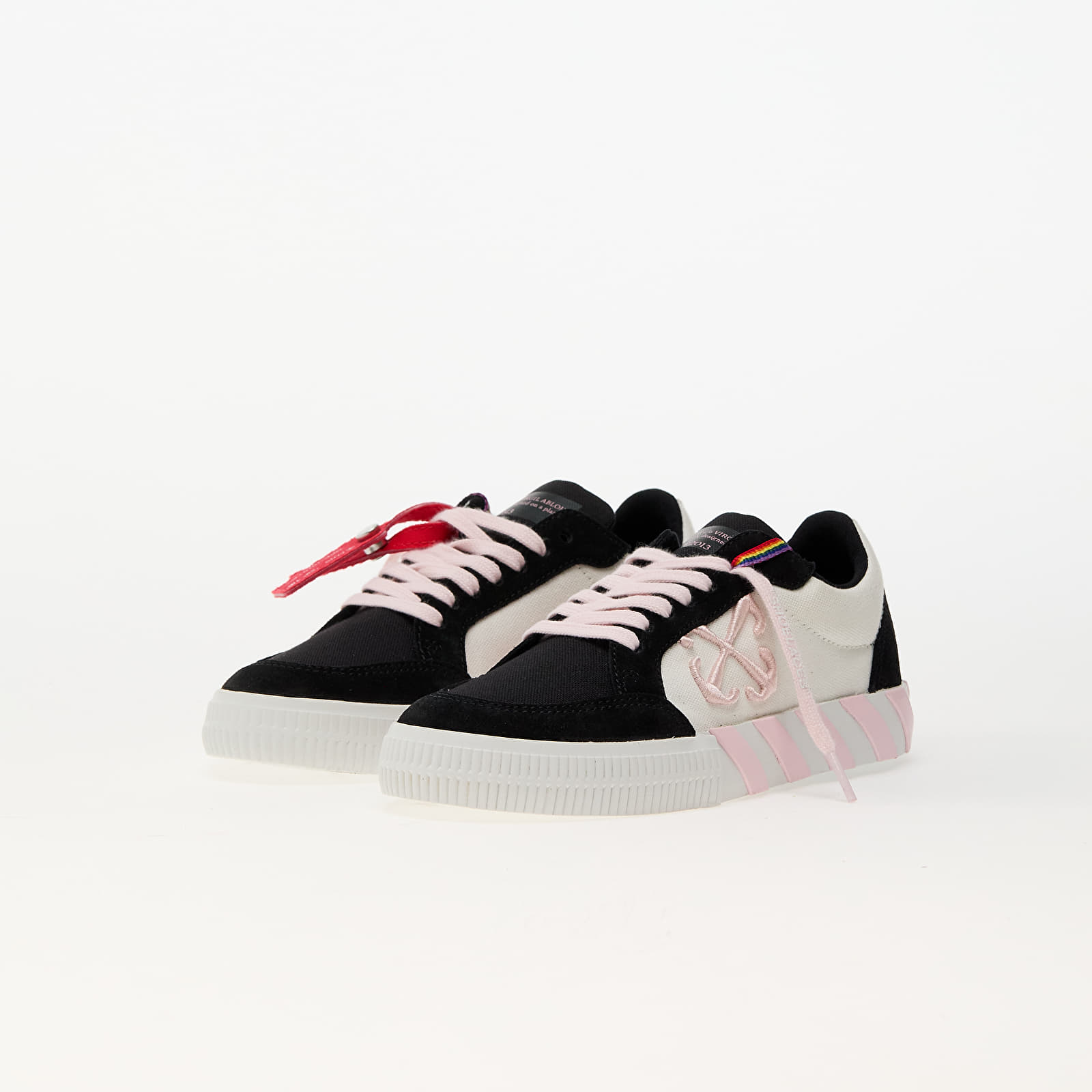 Kids' sneakers and shoes Off-White Low Vulcanized Canvas/ Suede Black - Off White